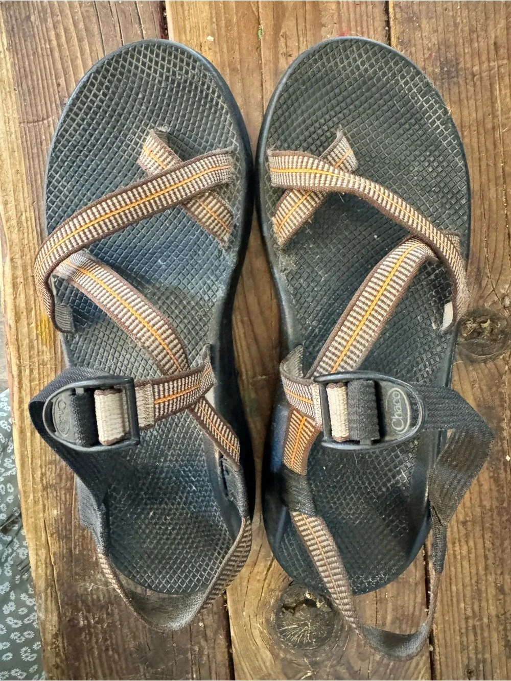 Men’s Yellow and Brown Chacos